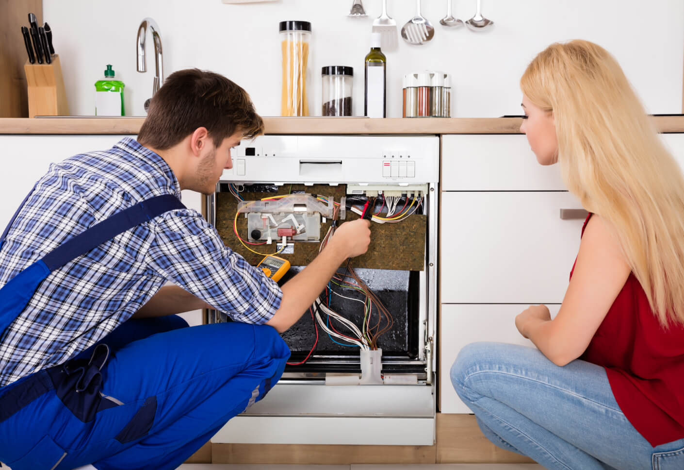 Dishwasher Water leaking we fix in Los Angeles
