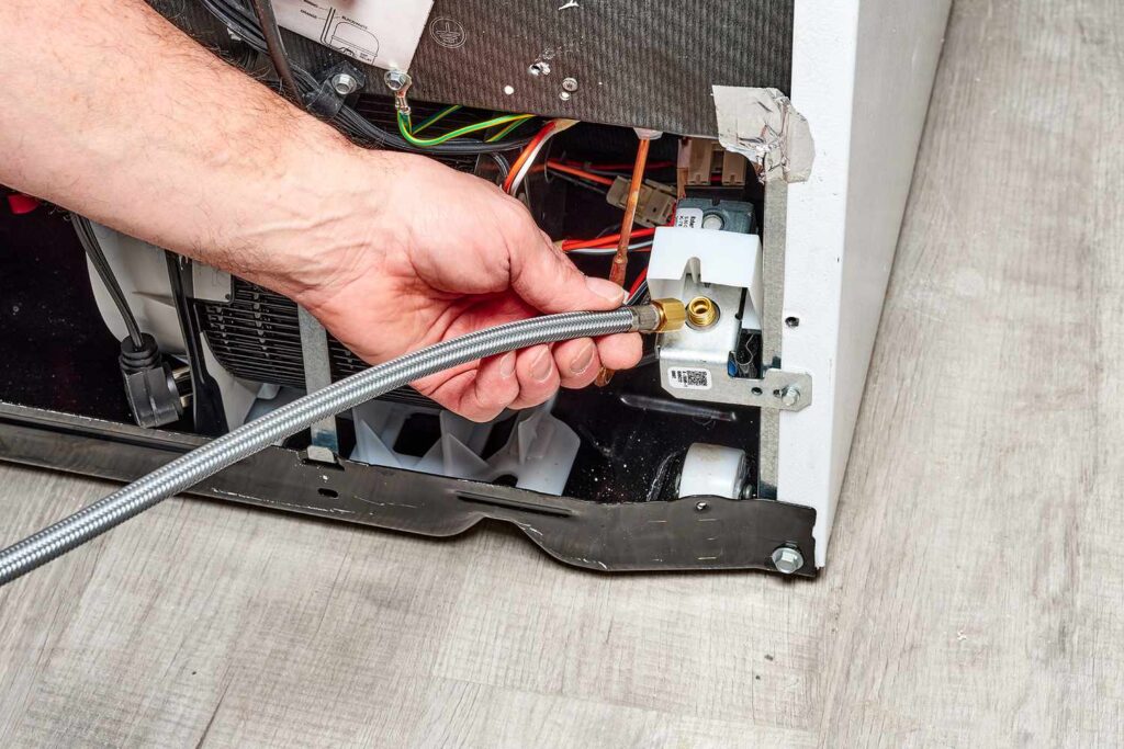 Inspect the Water Supply Line fridge Inspect the Water Supply Line fridge